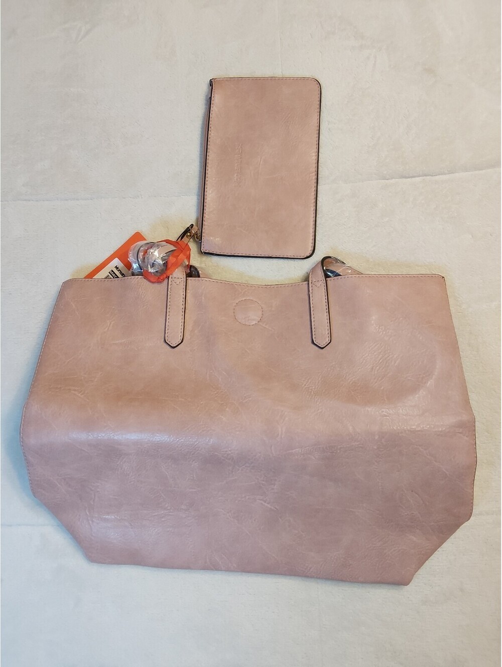 Montana West Pink Tote Bag with Matching Wristlet Wallet. 128